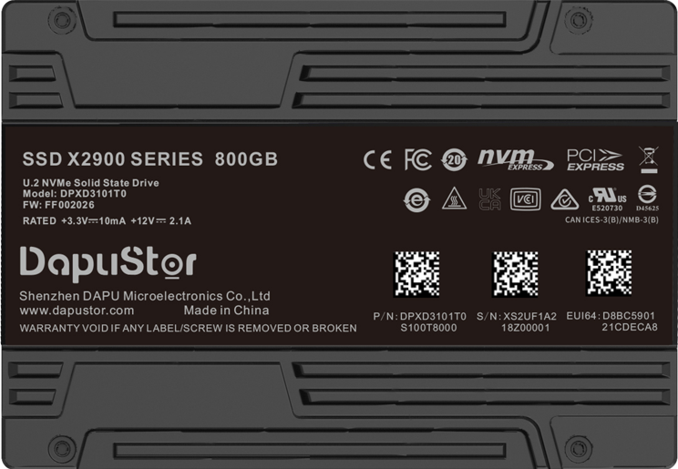 大普微 DapuStor x2900